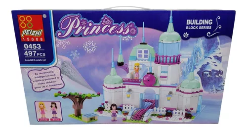 Castillo armable en bloques para niños